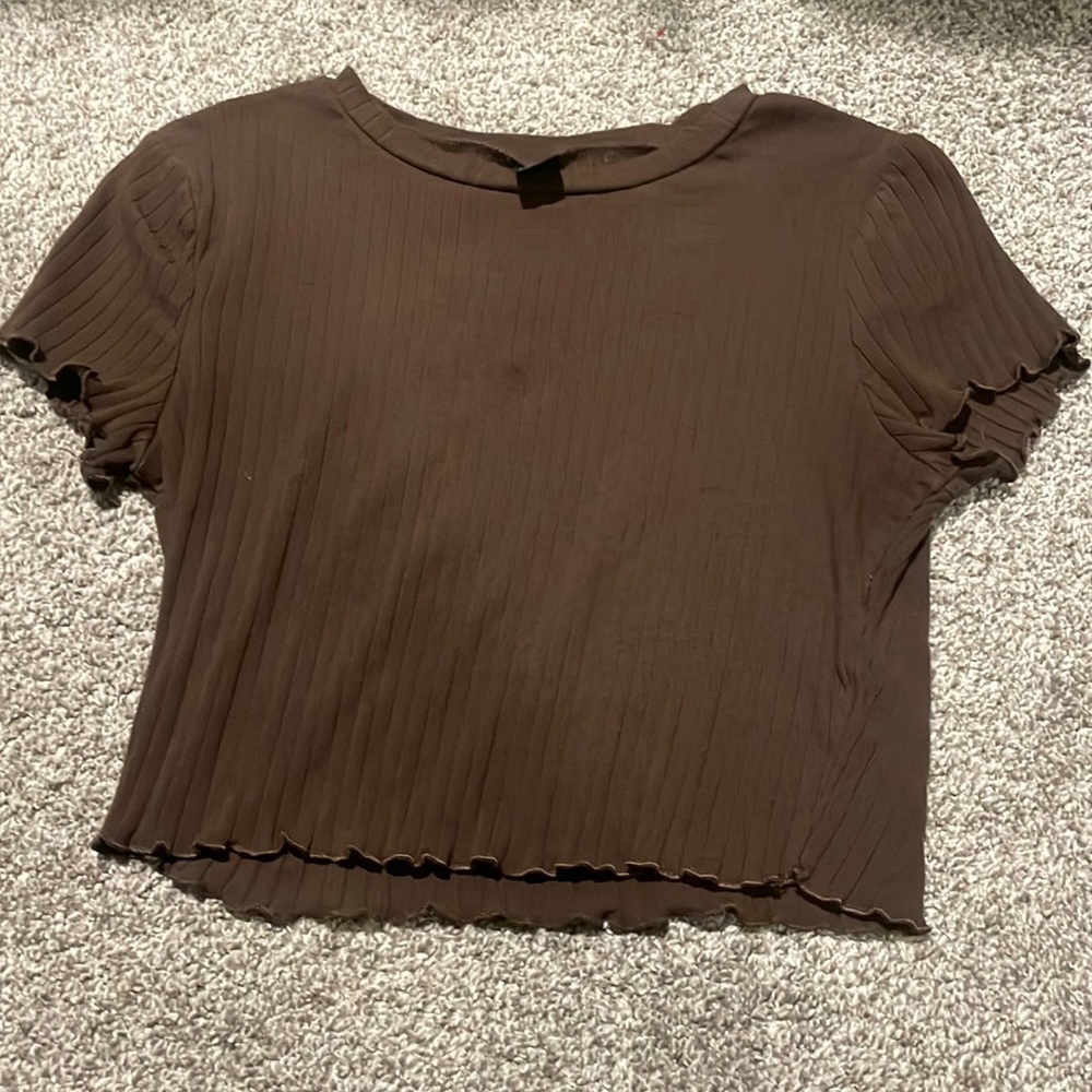 Brown shirt